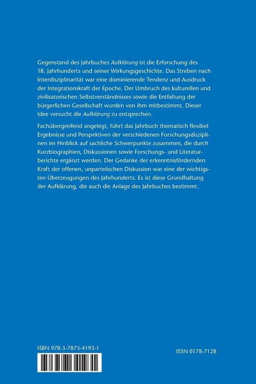 Produktbild: Aufkl&auml;rung, Band 13: Empfindsamkeit / Politische Theorie im 18. Jahrhundert
