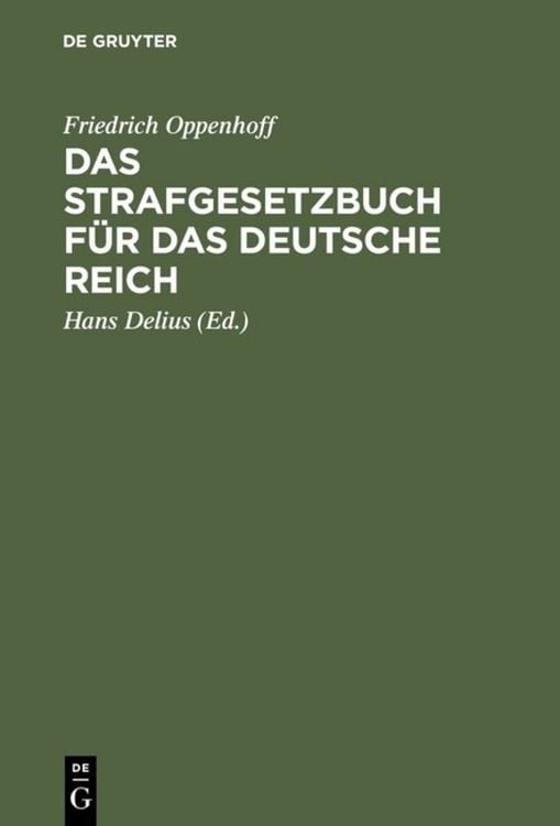 Produktbild: Das Strafgesetzbuch f&uuml;r das Deutsche Reich