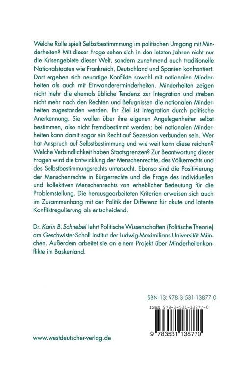 Produktbild: Selbstbestimmung in multikulturellen Gesellschaften