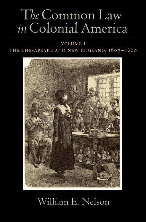 Produktbild: The Common Law in Colonial America