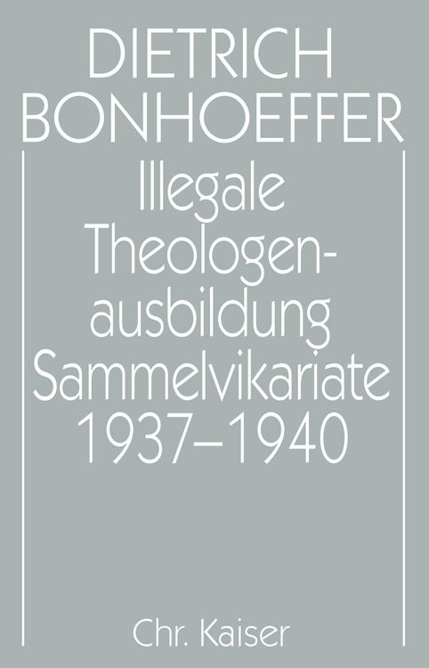 Produktbild: Illegale Theologenausbildung: Sammelvikariate 1937-1940