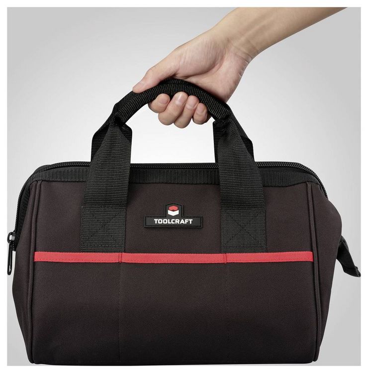 Produktbild: TOOLCRAFT TO-10748133 Universal Werkzeugtasche unbest&uuml;ckt (L x B x H) 320 x 210 x 230mm