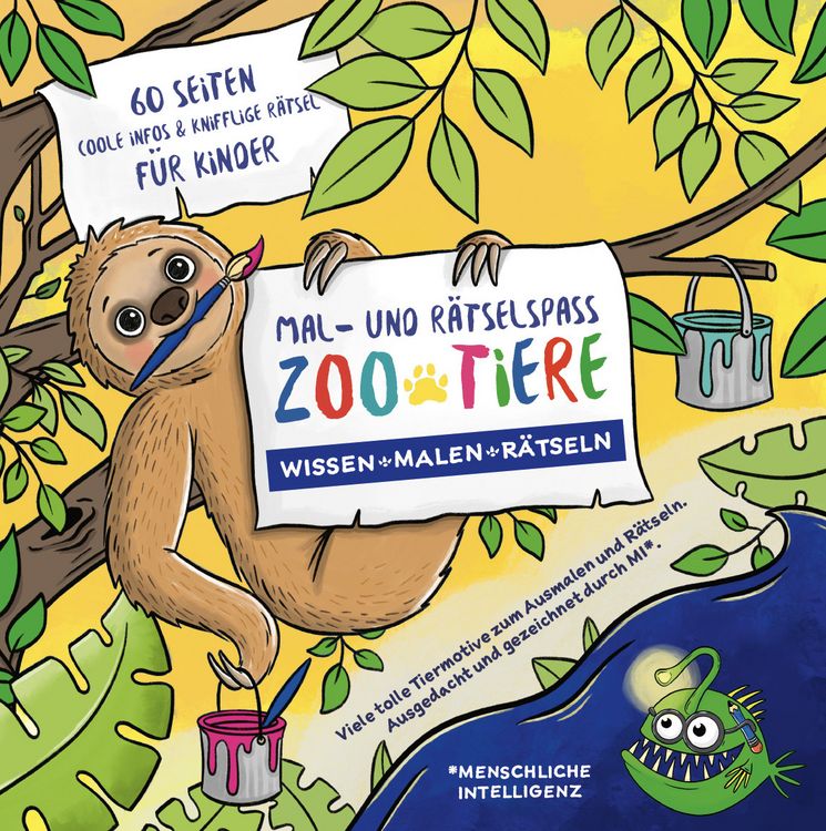 Produktbild: Mal- und R&auml;tselspa&szlig; Zoo-Tiere