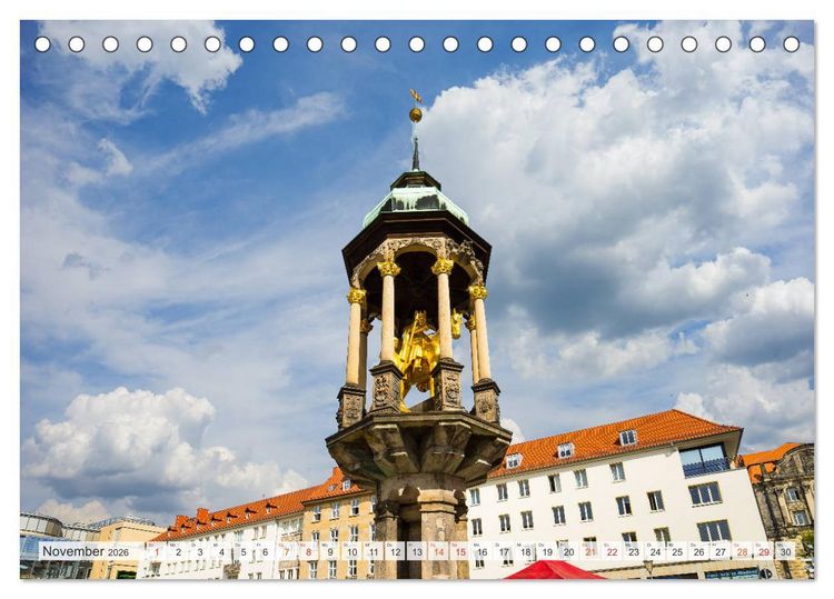 Produktbild: Magdeburg Impressionen (Tischkalender 2026 DIN A5 quer), CALVENDO Monatskalender