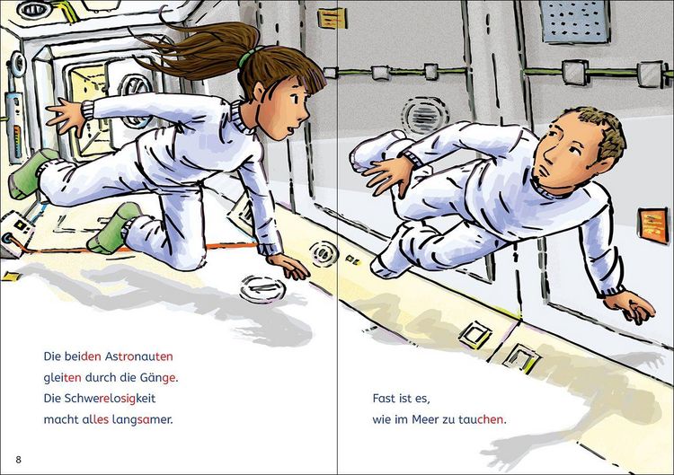 Produktbild: Lesel&ouml;wen Lesetraining 1. Klasse - Alarm auf der Weltraumstation