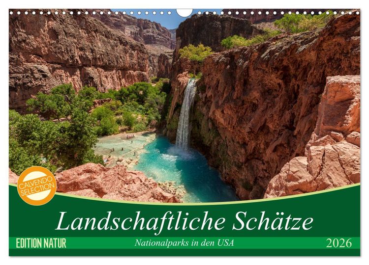Produktbild: Landschaftliche Sch&auml;tze (Wandkalender 2026 DIN A3 quer), CALVENDO Monatskalender