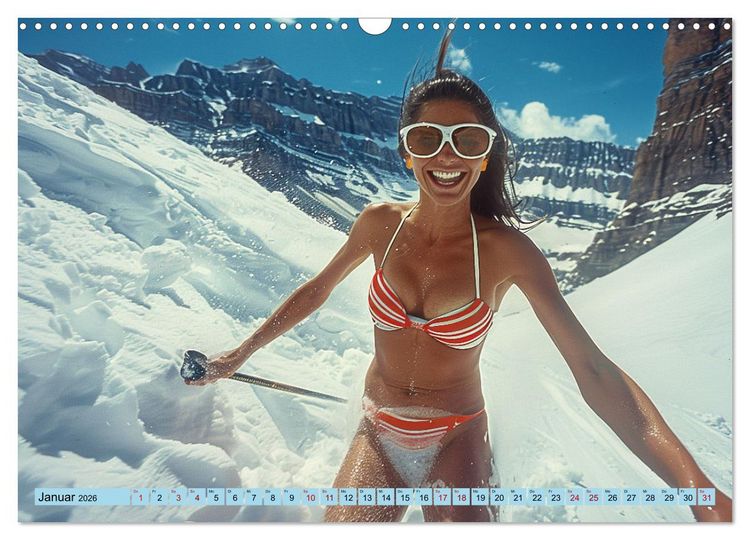 Produktbild: Eisbaden (Wandkalender 2026 DIN A3 quer), CALVENDO Monatskalender
