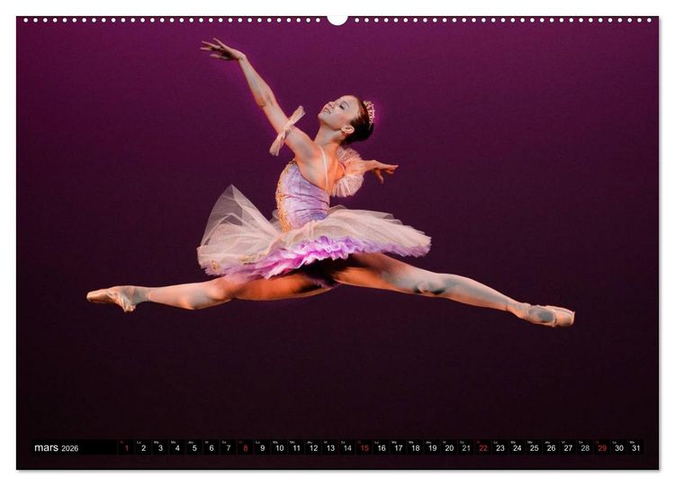 Produktbild: Vaganova, ballet imp&eacute;rial (Calendrier mural 2026 DIN A2 vertical) calendrier de bureau