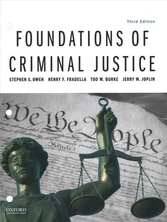 Produktbild: Foundations Of Criminal Justic