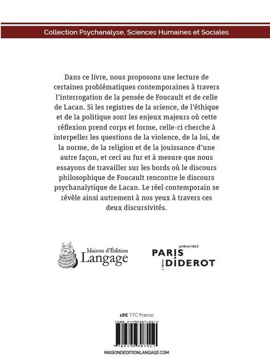 Produktbild: Lacan et foucault a l'epreuve du