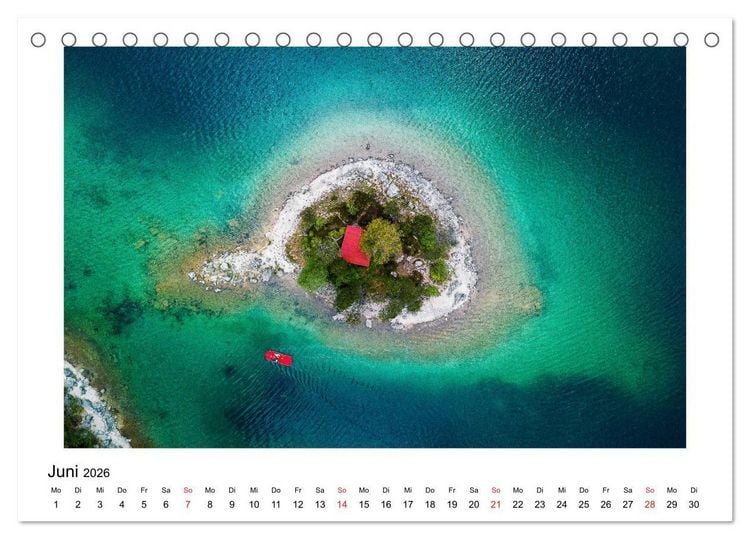 Produktbild: Der Reiz der Landschaft (Tischkalender 2026 DIN A5 quer), CALVENDO Monatskalender