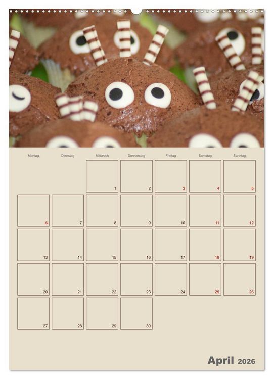 Produktbild: Ein total s&uuml;&szlig;er Planer (hochwertiger Premium Wandkalender 2026 DIN A2 hoch), Kunstdruck in Hochglanz