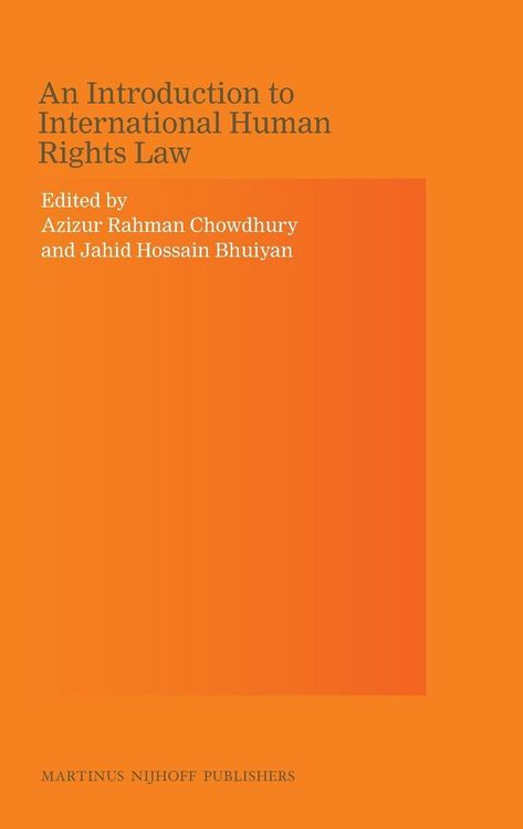 Produktbild: An Introduction to International Human Rights Law