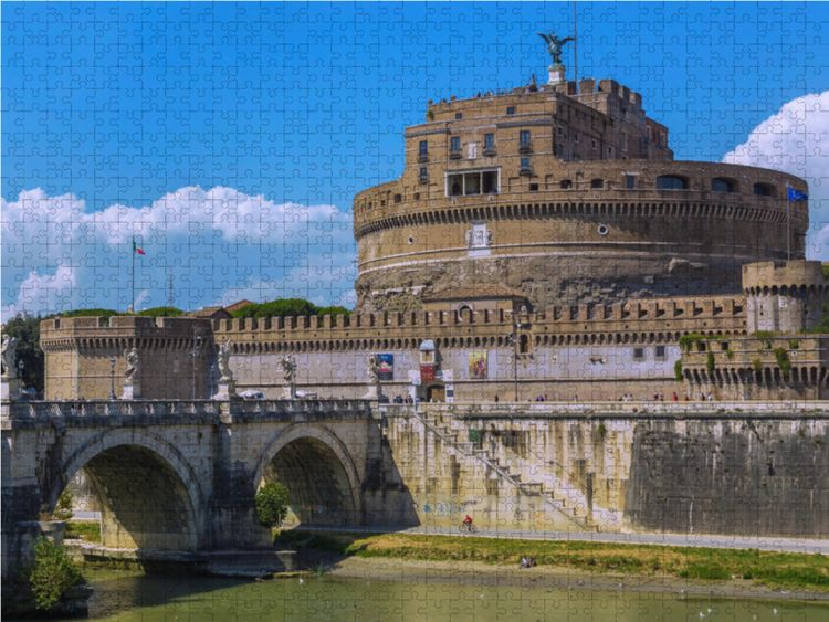Produktbild: CALVENDO Puzzle Castel Sant'Angelo | 1000 Teile Lege-Gr&ouml;&szlig;e 64x48cm Foto-Puzzle f&uuml;r gl&uuml;ckliche Stunden