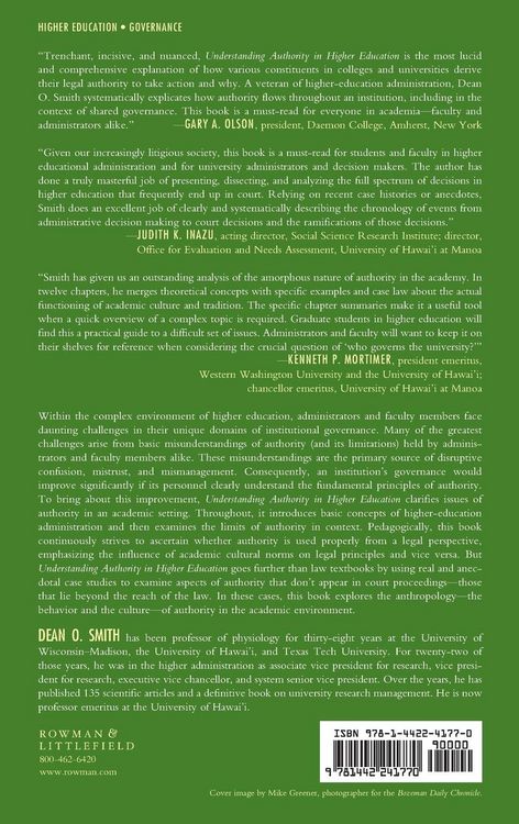 Produktbild: Understanding Authority in Higher Education