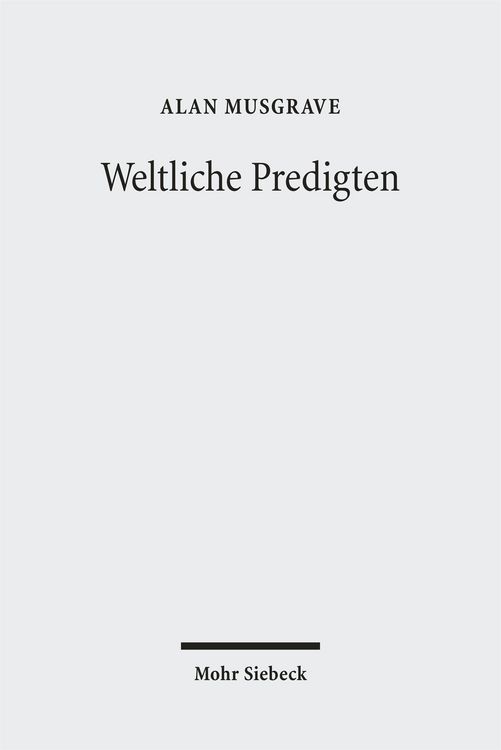 Produktbild: Weltliche Predigten