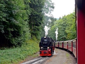 Produktbild: CALVENDO Puzzle Bei der Brockenbahn im Harz | 1000 Teile Lege-Gr&ouml;&szlig;e 64x48cm Foto-Puzzle f&uuml;r gl&uuml;ckliche Stunden