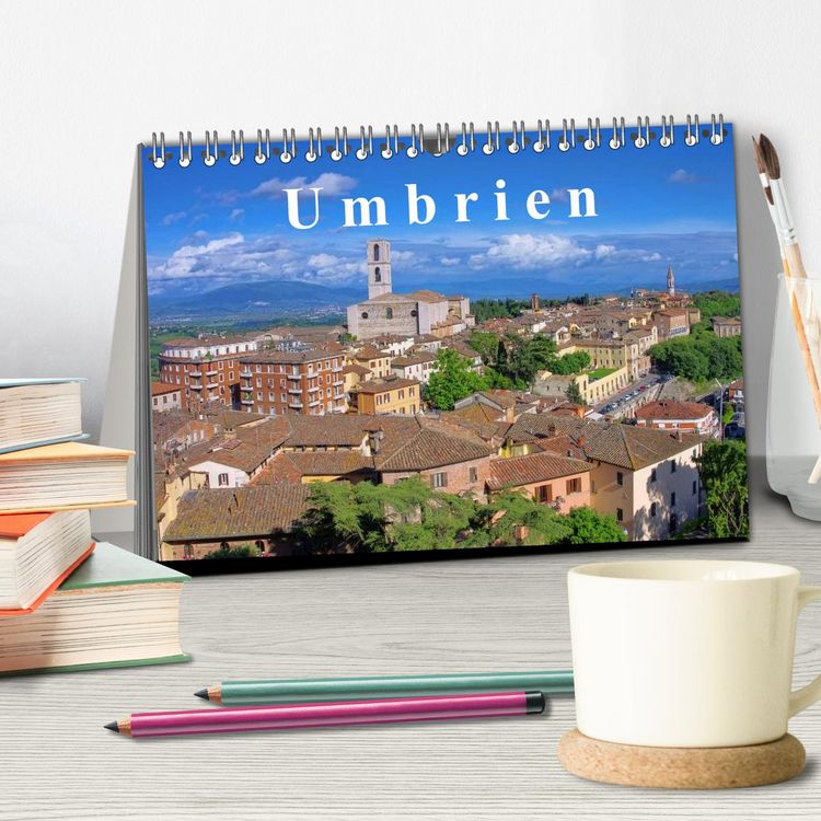 Produktbild: Umbrien (Tischkalender 2026 DIN A5 quer), CALVENDO Monatskalender