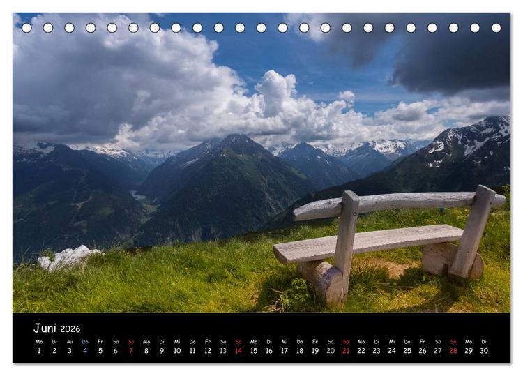 Produktbild: Tiroler Stimmungen (Tischkalender 2026 DIN A5 quer), CALVENDO Monatskalender