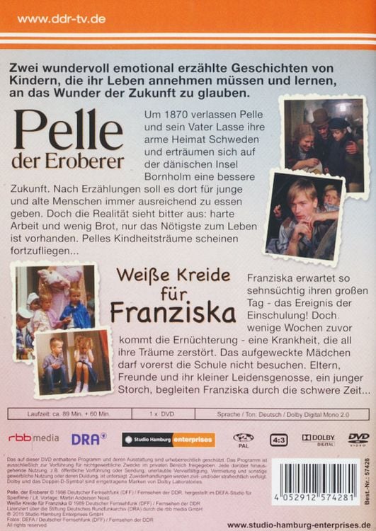 Produktbild: Pelle, der Eroberer + Wei&szlig;e Kreide f&uuml;r Franziska