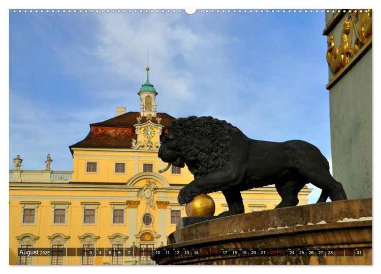 Produktbild: Unterwegs in Ludwigsburg (Wandkalender 2026 DIN A2 quer), CALVENDO Monatskalender