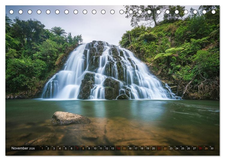 Produktbild: Neuseeland - Traumreise ans Ende der Welt (Tischkalender 2026 DIN A5 quer), CALVENDO Monatskalender