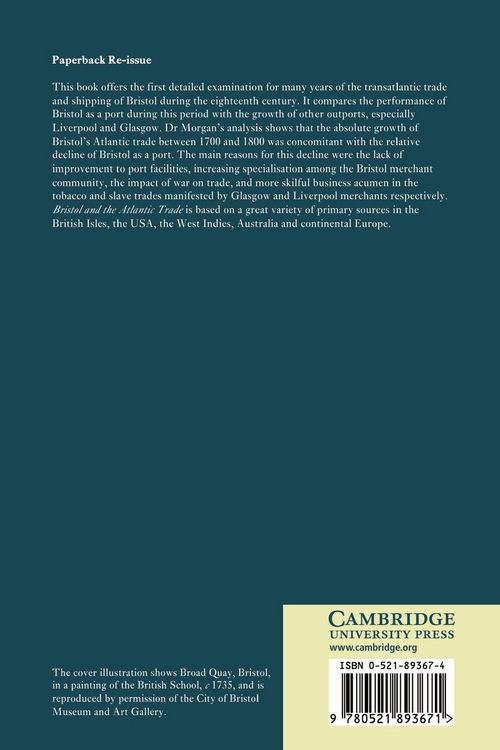 Produktbild: Bristol and the Atlantic Trade in the Eighteenth Century