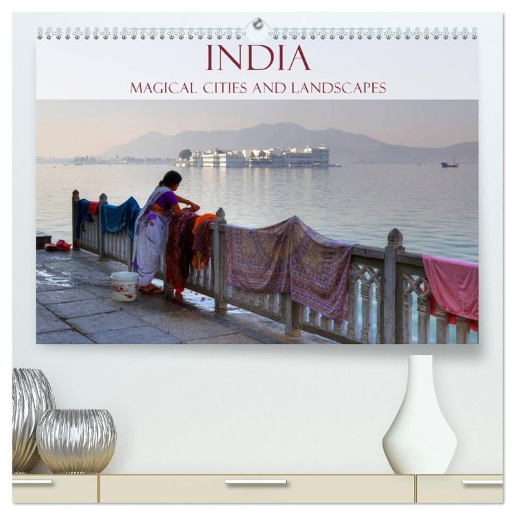 Produktbild: India - Magical Cities and Landscapes (High Quality Premium Wall Calendar 2026 DIN A2 landscape),CALVENDO 12 Month Wall Calendar