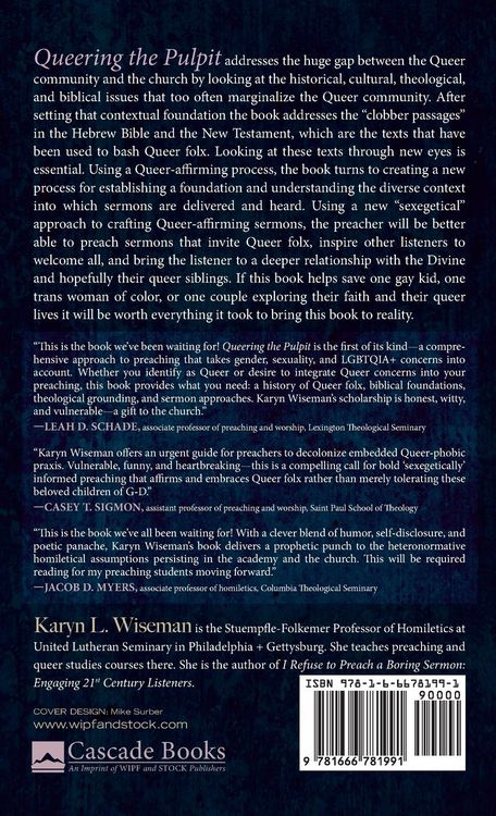 Produktbild: Queering the Pulpit