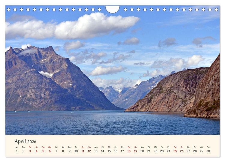 Produktbild: Gr&ouml;nland Faszinierend atemberaubend grandios (Wandkalender 2026 DIN A4 quer), CALVENDO Monatskalender