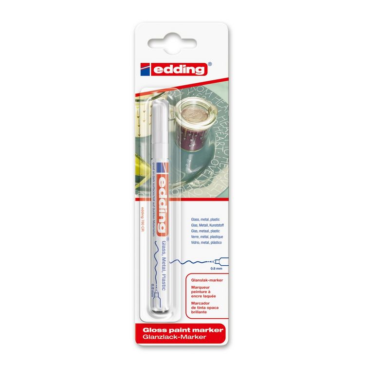 Produktbild: edding Glanzlackmarker 780 wei&szlig; 0,8mm