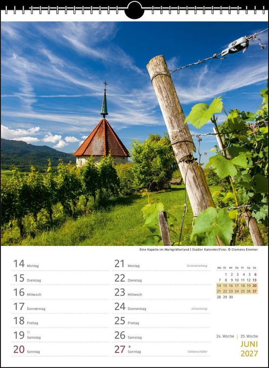 Produktbild: Zwei-Wochenplaner Schwarzwald 2027