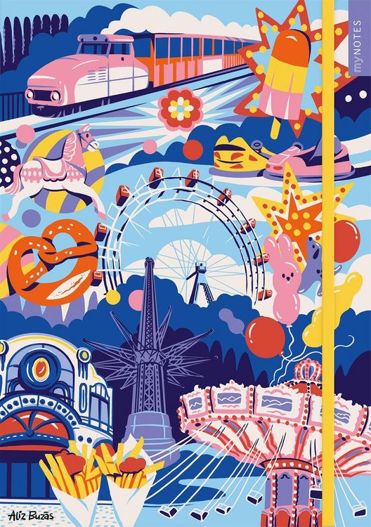 Produktbild: MyNOTES Papeterie: Notizbuch A4 &Ouml;sterreich &ndash; Riesenrad & Prater