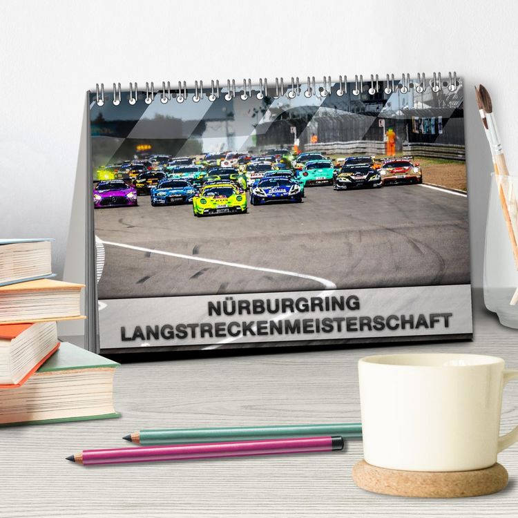 Produktbild: N&uuml;rburgring Langstreckenmeisterschaft (Tischkalender 2026 DIN A5 quer), CALVENDO Monatskalender