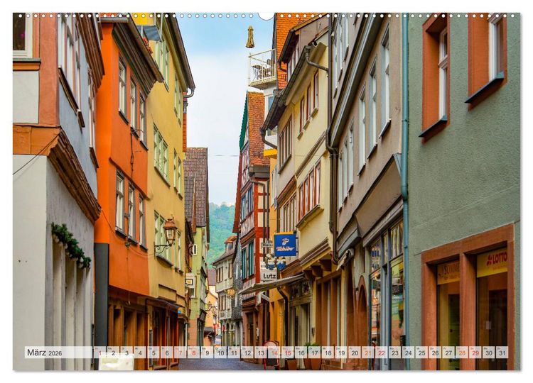 Produktbild: Wertheim Impressionen (hochwertiger Premium Wandkalender 2026 DIN A2 quer), Kunstdruck in Hochglanz