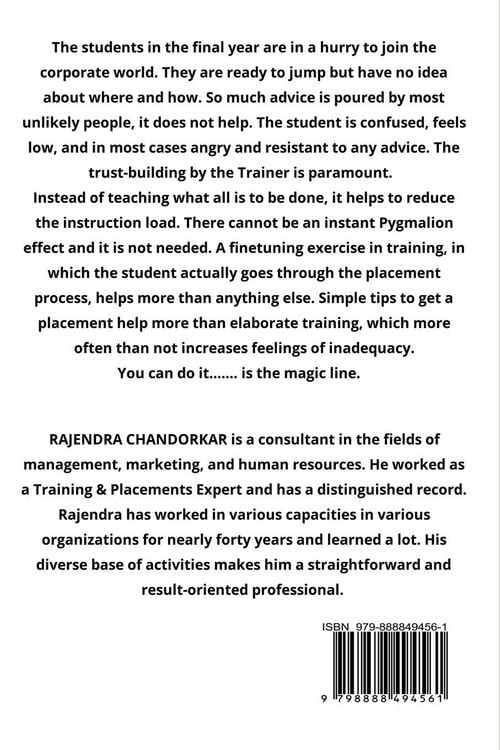 Produktbild: TRAINING FOR PLACEMENTS