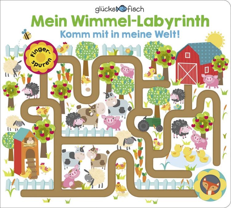 Produktbild: Gl&uuml;cksfisch: Mein Wimmel-Labyrinth: Komm mit in meine Welt!