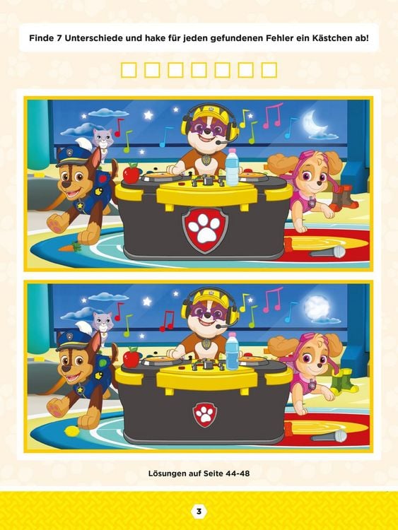 Produktbild: PAW Patrol Kindergartenheft: Finde den Fehler!