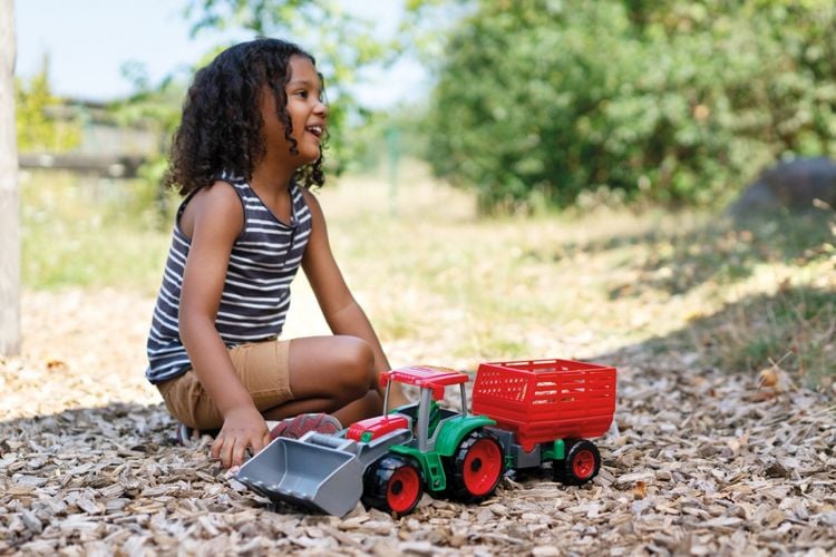 Produktbild: LENA 04428 - TRUXX Traktor mit Heuanh&auml;nger