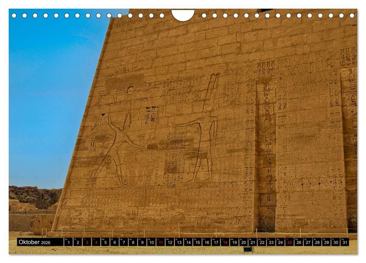 Produktbild: Zwischen Luxor und Qena - antikes &Auml;gypten am Nil (Wandkalender 2026 DIN A4 quer), CALVENDO Monatskalender