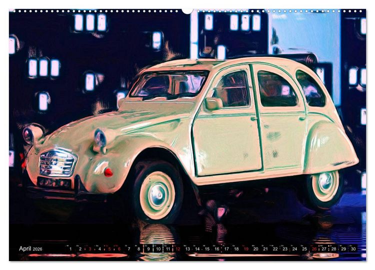 Produktbild: 70 Jahre 2CV (Wandkalender 2026 DIN A2 quer), CALVENDO Monatskalender