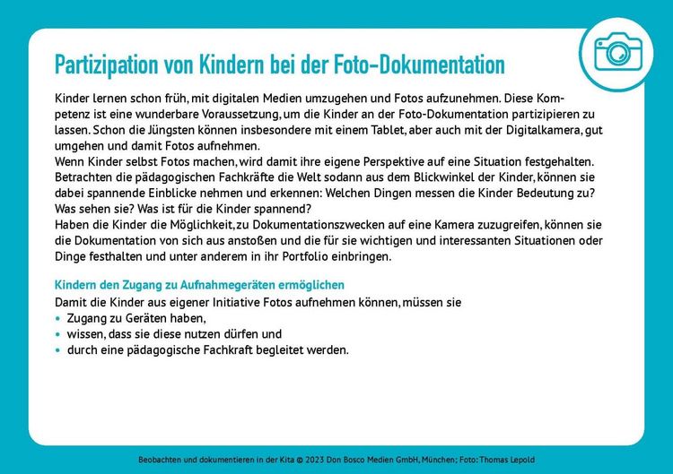 Produktbild: Beobachten und dokumentieren in der Kita