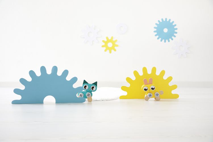 Produktbild: Holz-Bauset mit Hund, Katze & Hase &ndash; Konstruktionsspiel ab 3 Jahren