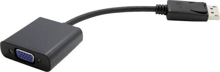 Produktbild: Value DisplayPort / VGA Adapterkabel DisplayPort Stecker, VGA 15pol. Buchse 0.15 m Schwarz 12.99.3135 DisplayPort-Kabel