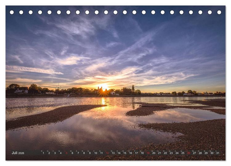 Produktbild: Epische Sonnenunterg&auml;nge im Rhein-Neckar-Kreis (Tischkalender 2026 DIN A5 quer), CALVENDO Monatskalender