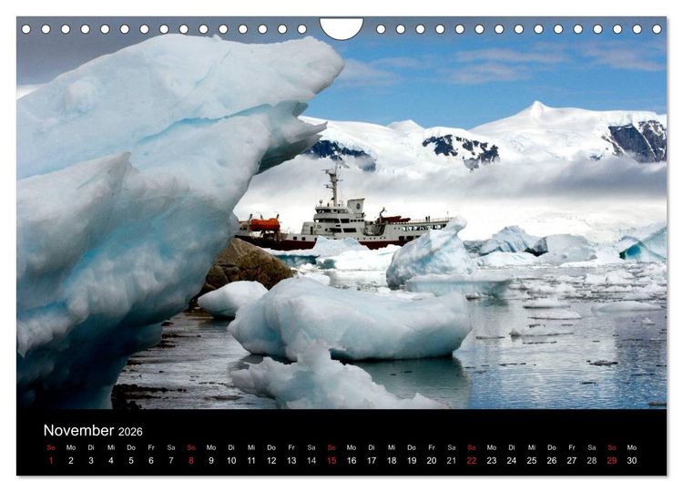 Produktbild: Arktis und Antarktis (Wandkalender 2026 DIN A4 quer), CALVENDO Monatskalender