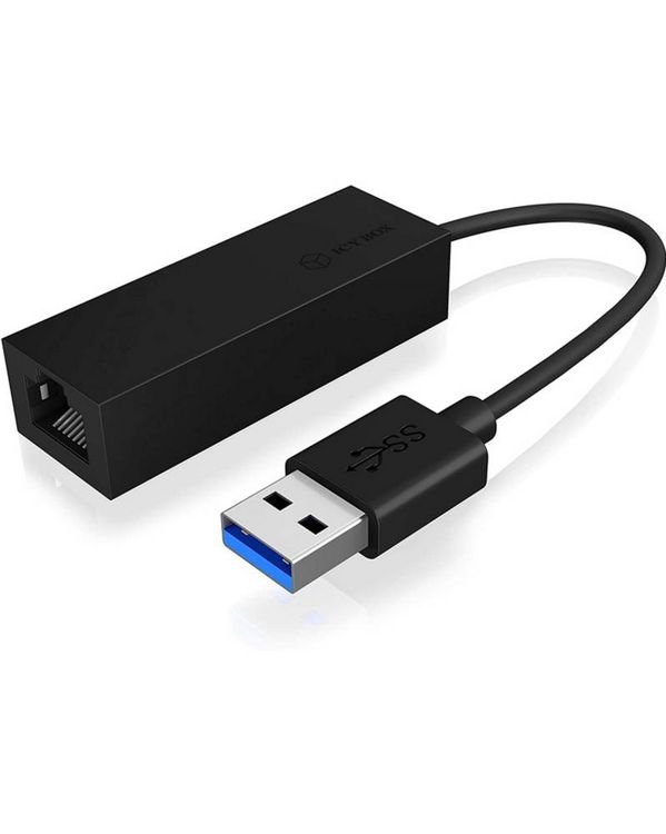 Produktbild: RAIDSONIC ICY BOX USB 3.0 Typ A zu Gigabit Ethernet Lan Adapter