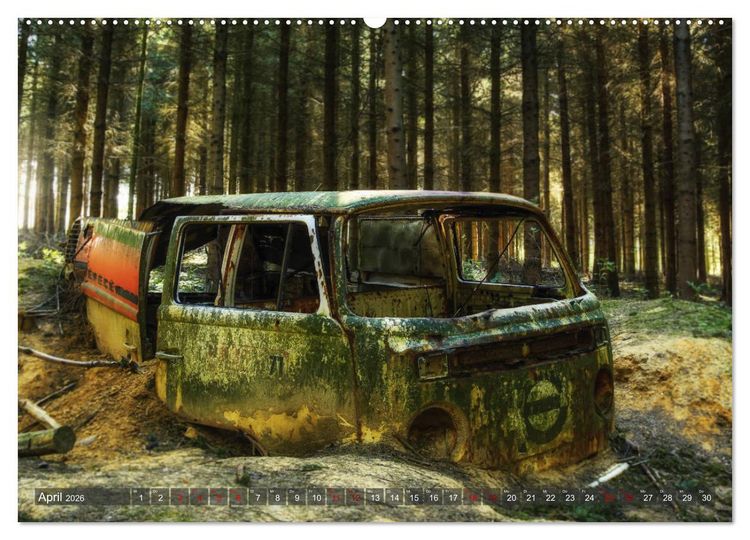 Produktbild: Ruinen Romantik (hochwertiger Premium Wandkalender 2026 DIN A2 quer), Kunstdruck in Hochglanz