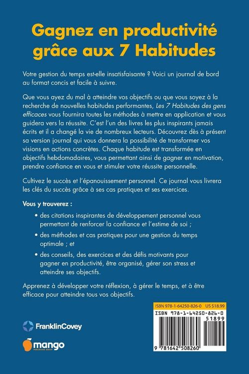 Produktbild: Les 7 Habitudes de Ceux Qui R&eacute;alisent Tout CE Qu'ils Entreprennent