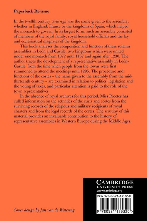Produktbild: Curia and Cortes in Leon and Castile 1072 1295